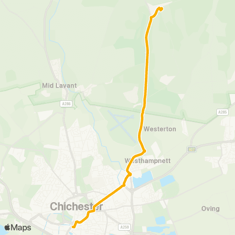 Stagecoach South Rail Station Events Stop - Race Course map