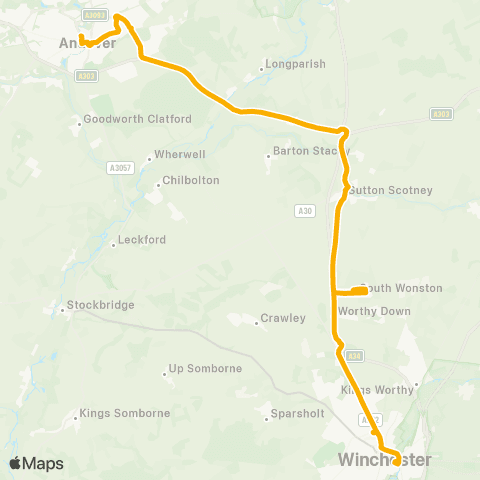 Stagecoach South Lowicks Road - Weydon School map