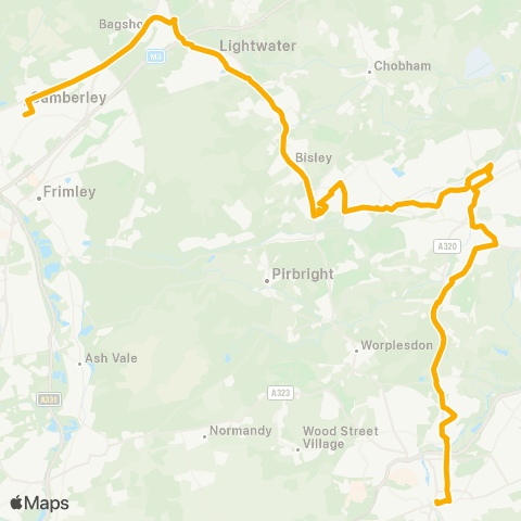 Stagecoach South Friary Bus Station - Pembroke Broadway map