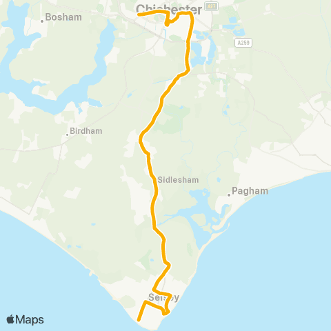 Stagecoach South Seal Road - Bus Station map