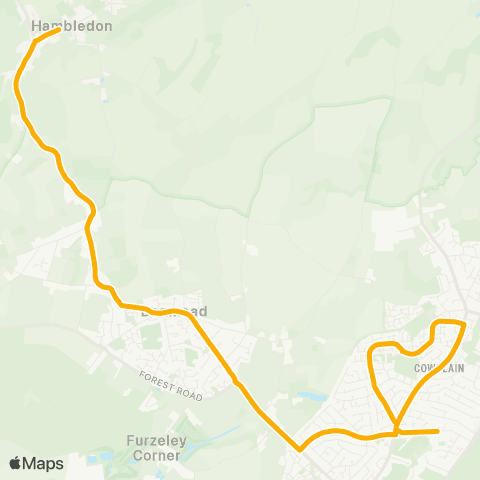 Stagecoach South The Gardens - Community School map