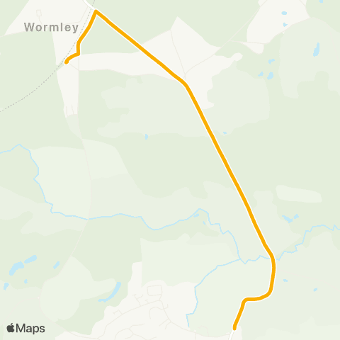 Stagecoach South Woodside Road - Station Approach map