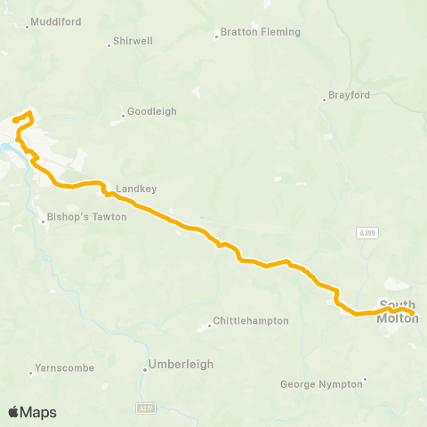 Stagecoach South West Bridge - Northfield Park map