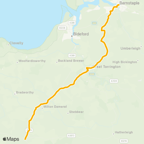 Stagecoach South West Bus Station - Church map