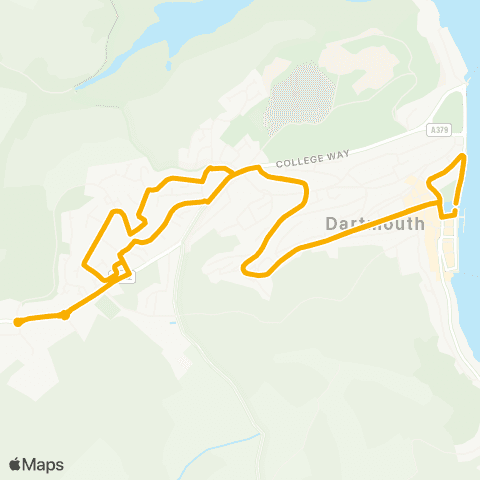 Stagecoach South West Pontoon - Pontoon map