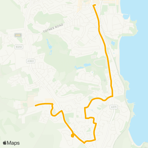 Stagecoach South West Bus Station - South Devon College map