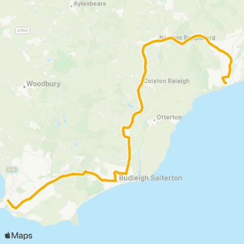 Stagecoach South West Triangle - Strand map
