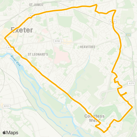 Stagecoach South West Tesco Filling Sta - Tesco Filling Sta map