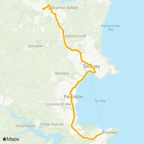 Stagecoach South West Sherborne Road - Town Square map