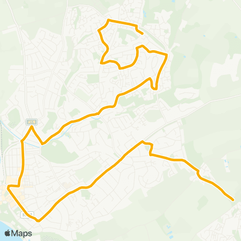 Stagecoach South West Sherwood Drive - World of Country Life map