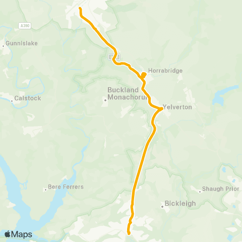 Stagecoach South West The George P&R - School map