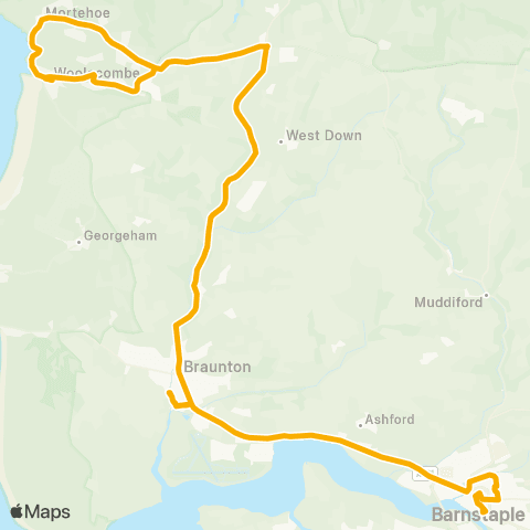 Stagecoach South West Lee Cross - Bus Station map