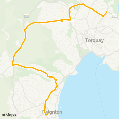 Stagecoach South West Cuthbert Mayne School - Bus Station map
