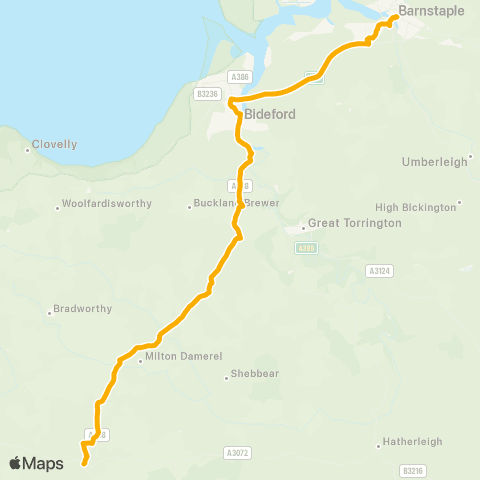 Stagecoach South West Library - Bus Station map