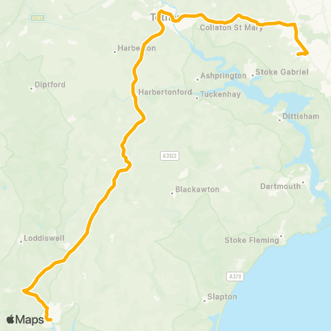 Stagecoach South West Bus Station - South Devon College map