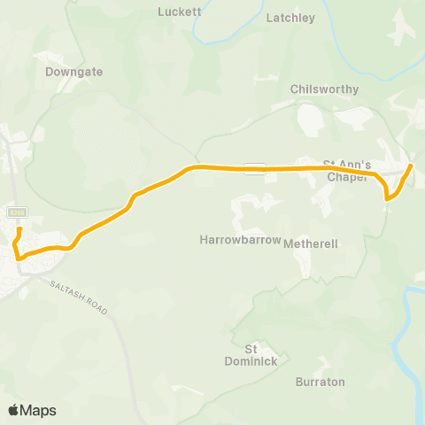 Stagecoach South West Railway Sta Sand Hill - CC map