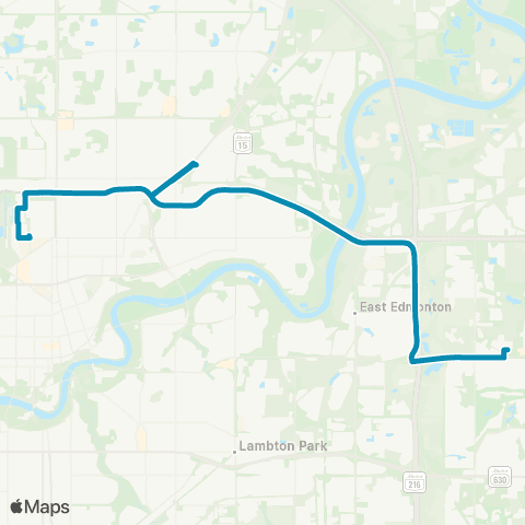 Strathcona County Transit Bethel - NAIT map