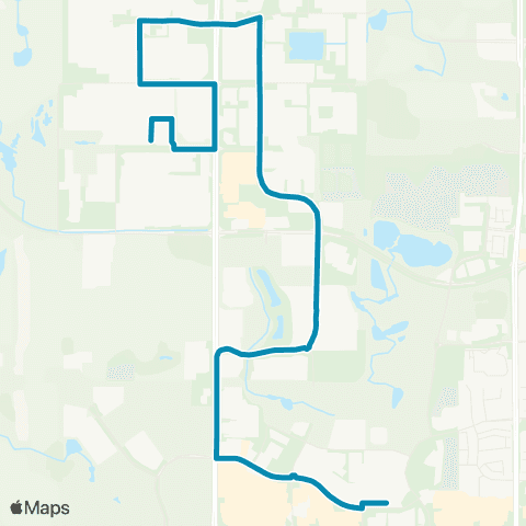 Strathcona County Transit Bethel - Millennium Place map