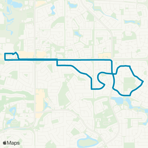 Strathcona County Transit Bethel - Heritage Hills map