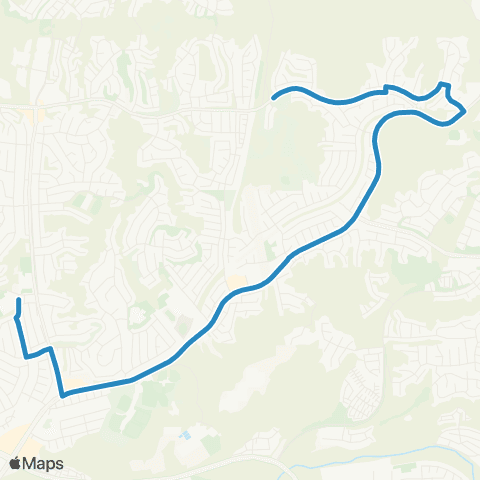 Santa Clarita Transit Saugus High map