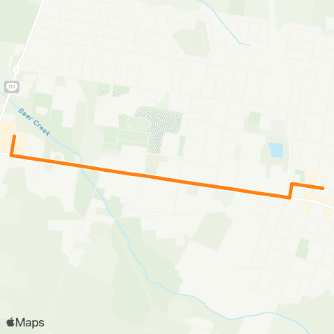 SCTD City Express map