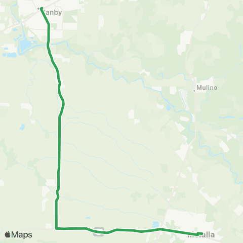 SCTD City of Canby map