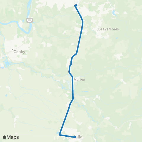 SCTD Clackamas Community College map