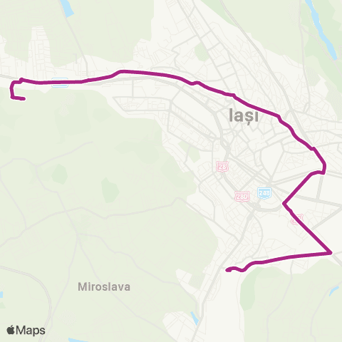 SCTP CUG I - Poitiers - T. Vladimirescu - Pacurari - MALL MOLDOVA map