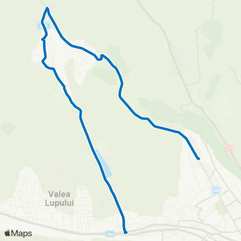 SCTP Pacurari - Rediu - Breazu - Rond Copou map