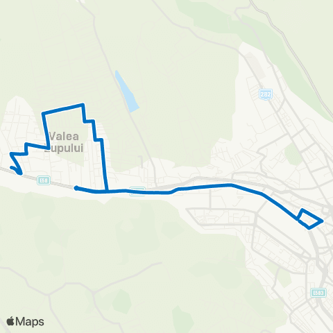 SCTP Valea Lupului - Str. Bacinschi map