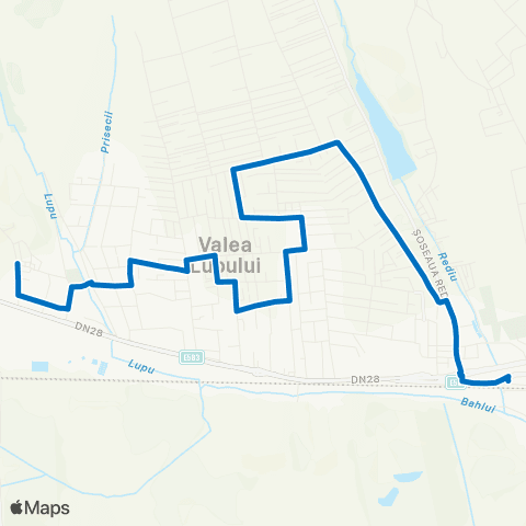 SCTP Valea Lupului - Canta map