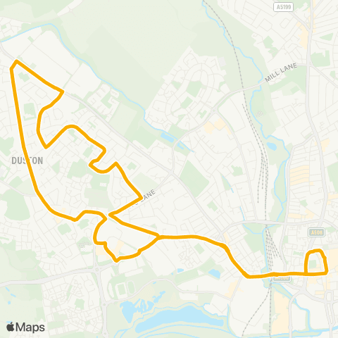 Stagecoach Midlands Northampton Bus Interchange - Harlestone Rd map