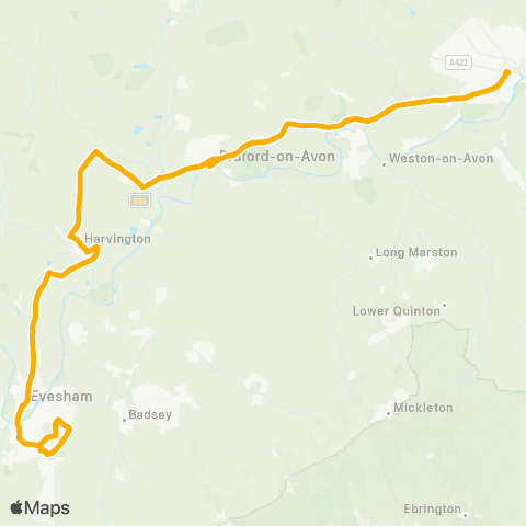 Stagecoach Midlands Morrisons - Natwest Bank map