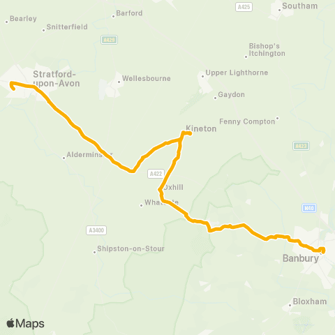 Stagecoach Midlands Bus Station - McDonalds map