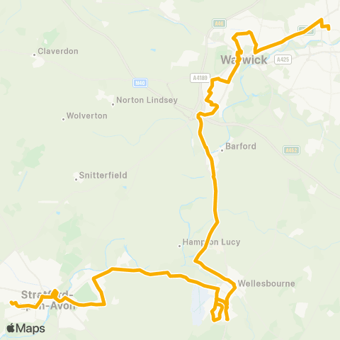 Stagecoach Midlands Weggs Farm Rd - Northampton Bus Interchange map