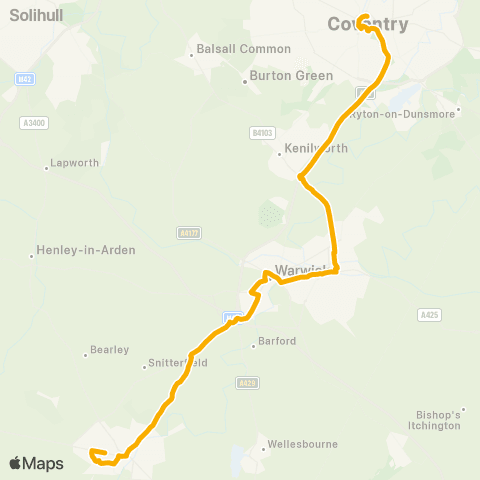 Stagecoach Midlands Natwest Bank - Transport Museum map