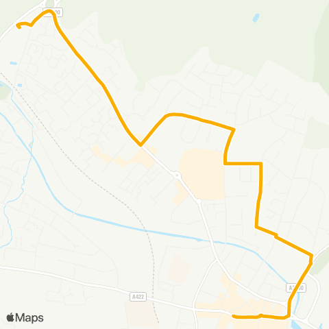 Stagecoach Midlands Park & Ride - Natwest Bank map