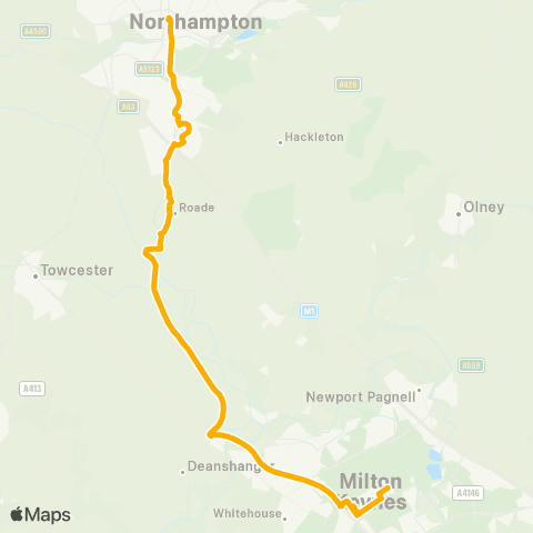 Stagecoach Midlands Northampton Bus Interchange - Theatre District map