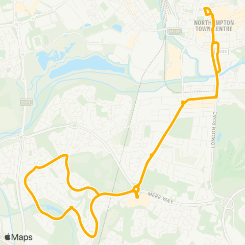 Stagecoach Midlands Northampton Bus Interchange - Northampton Bus Interchange map