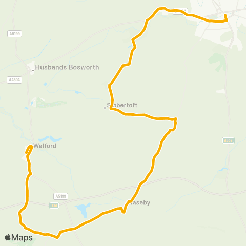 Stagecoach Midlands Primary School - Market Hall map