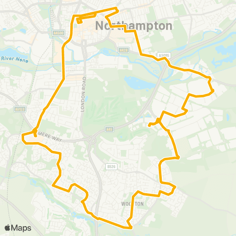 Stagecoach Midlands Northampton Bus Interchange - Northampton Bus Interchange map