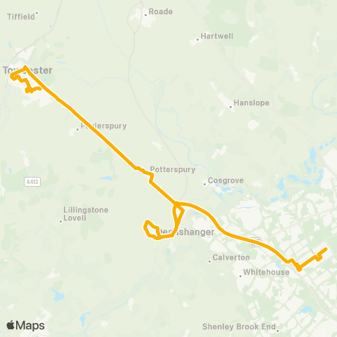 Stagecoach Midlands Kempton Drive Adj - Theatre District map