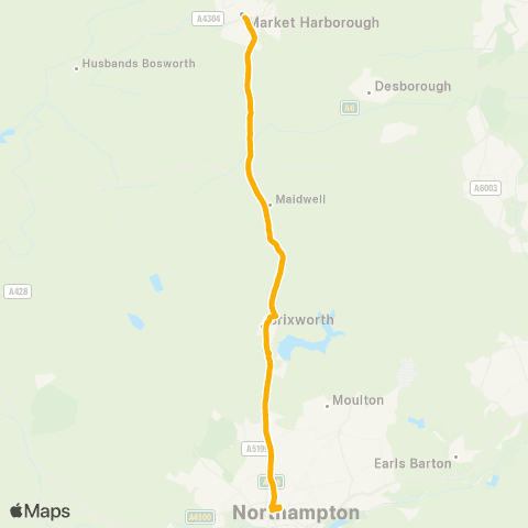 Stagecoach Midlands Haymarket Bus Station - The Square map