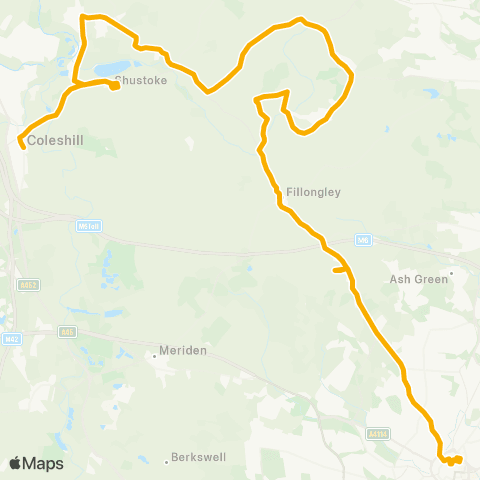 Stagecoach Midlands Bus Station - Pool Meadow Bus Station map