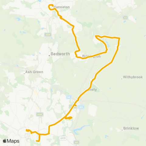 Stagecoach Midlands Bus Station - Grove Road map