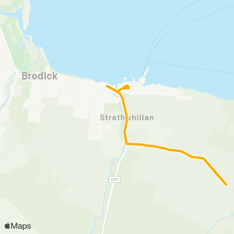Stagecoach West Scotland Ferry Terminal - Ferry Terminal map