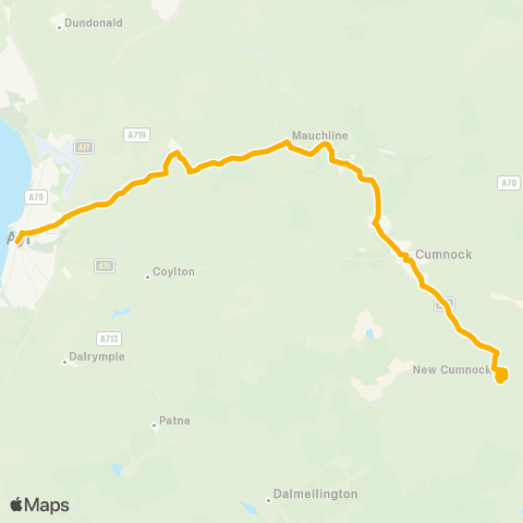 Stagecoach West Scotland Ayr Bus Station - Lime Road map