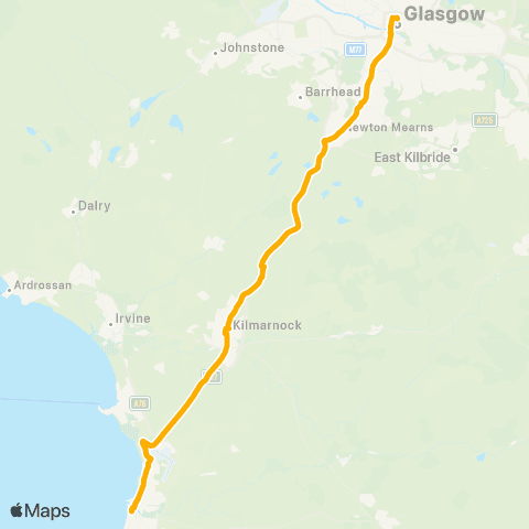 Stagecoach West Scotland Ayr Bus Station - Buchanan Bus Station map