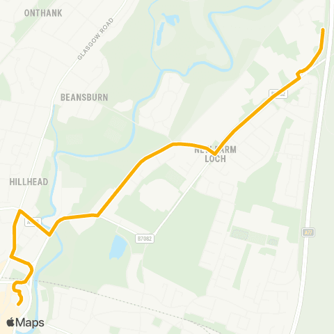 Stagecoach West Scotland Kilmarnock Bus Station - Niven Place map