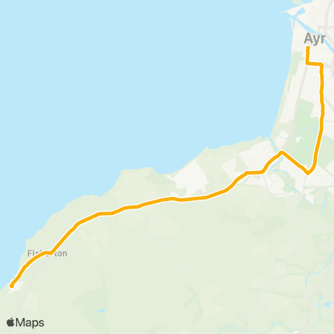 Stagecoach West Scotland Arran View - Ayr Bus Station map